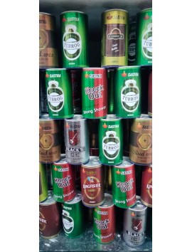 TIN BEER (1PCE) (6 COLORS)